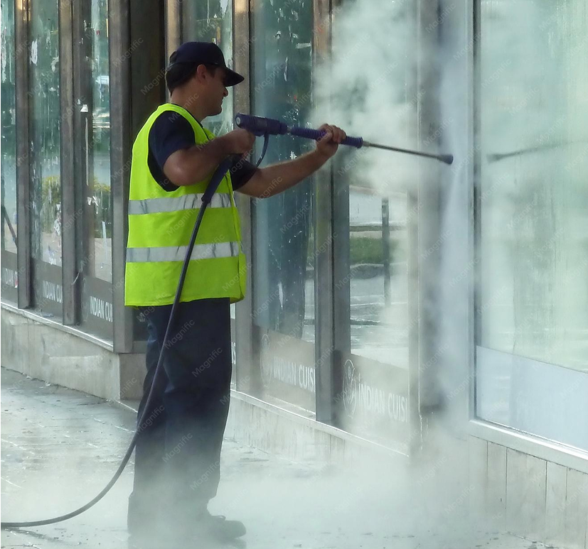 high pressure surface cleaning